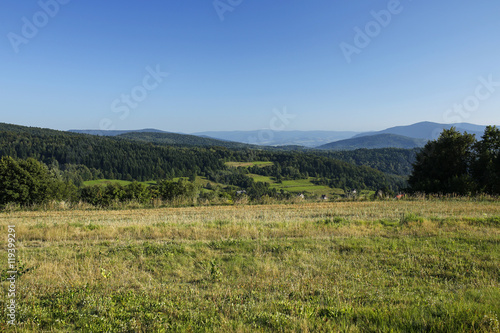 beautiful rural mountain landscape