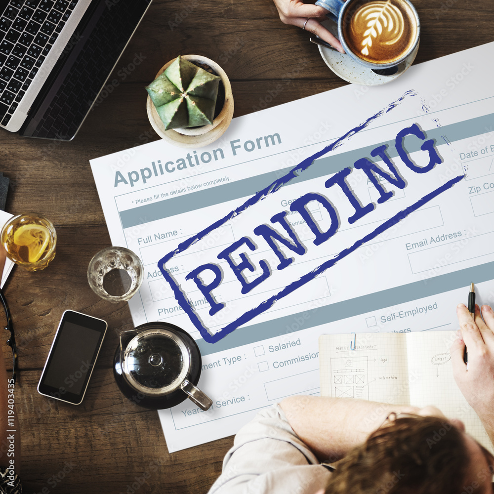 Pending Application Form Document Reply Concept StockFoto Adobe Stock