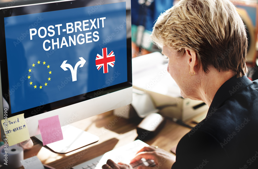 Fotografie Brexit Bremain UK EU Referendum Concept