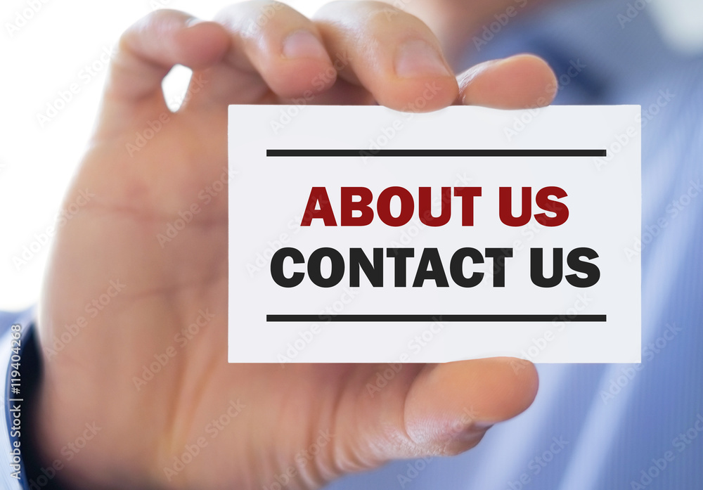 Contact informations - business concept Contact informations - business concept