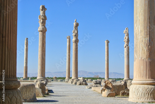 The Apadana of Persepolis in Iran