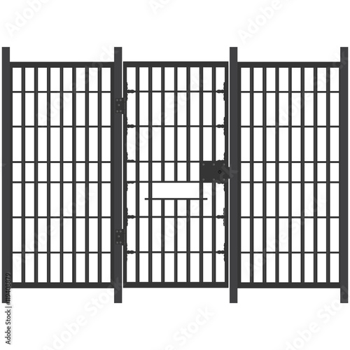 Prison bar vector