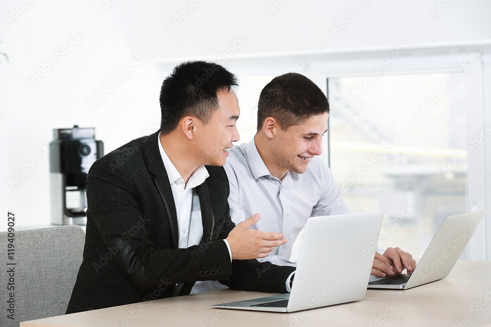 Group of people working in office Group of people working in office