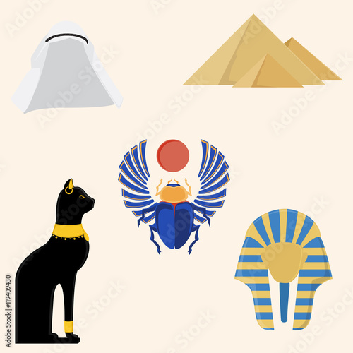 Egypt icon set
