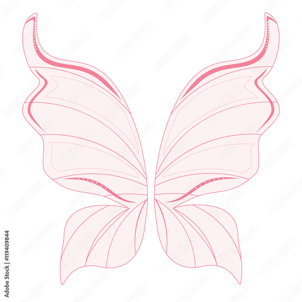 Pink fairy wings Pink fairy wings