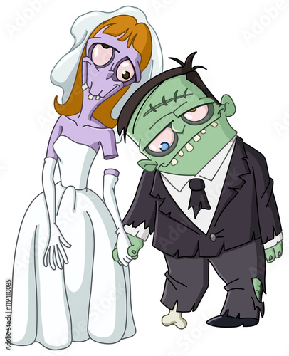 Zombie wedding