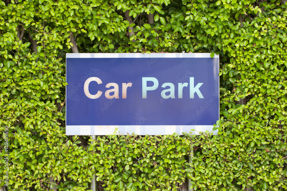 car park sign