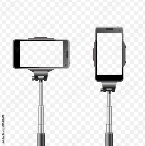 Monopods Template. Vector
