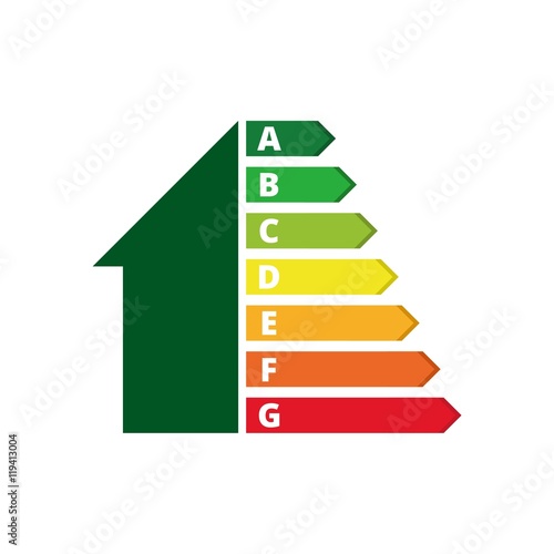 Housing energy efficiency, House and energy efficiency concept 