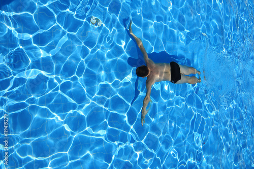 swimmer in the pool