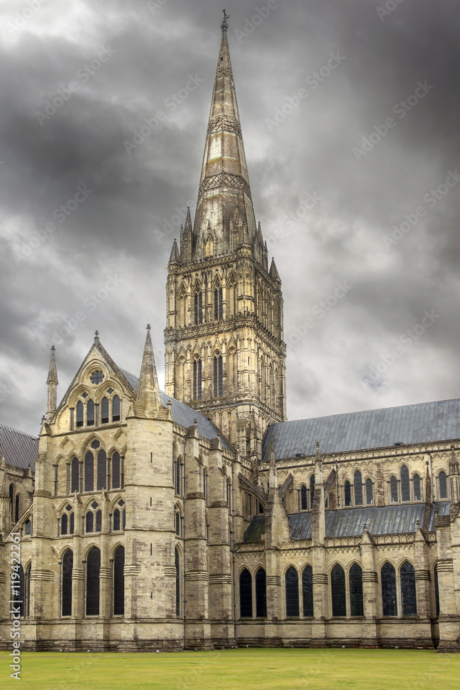 Salisbury Cathedral, anglican cathedral in Salisbury, England