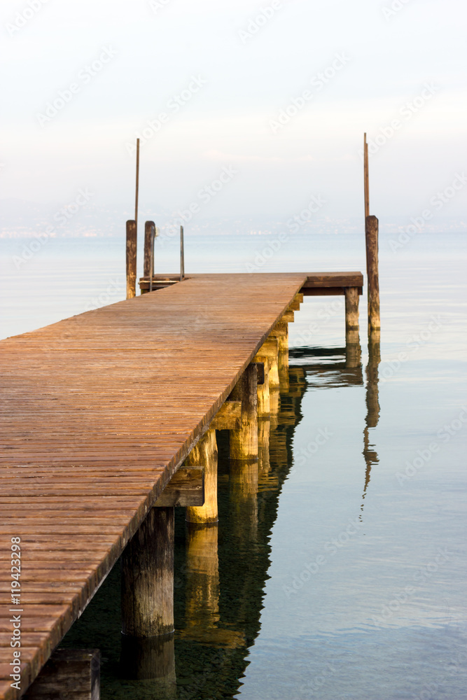 Naklejka premium Small harbor