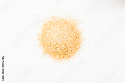 Heap of granulated brown sugar