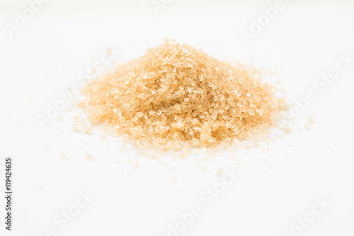 Heap of granulated brown sugar
