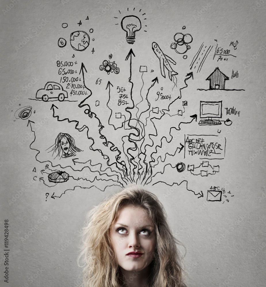 Thoughts inside a girl's head Thoughts inside a girl's head