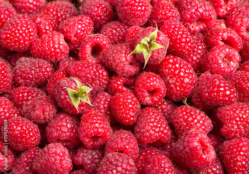 Fresh raspberries