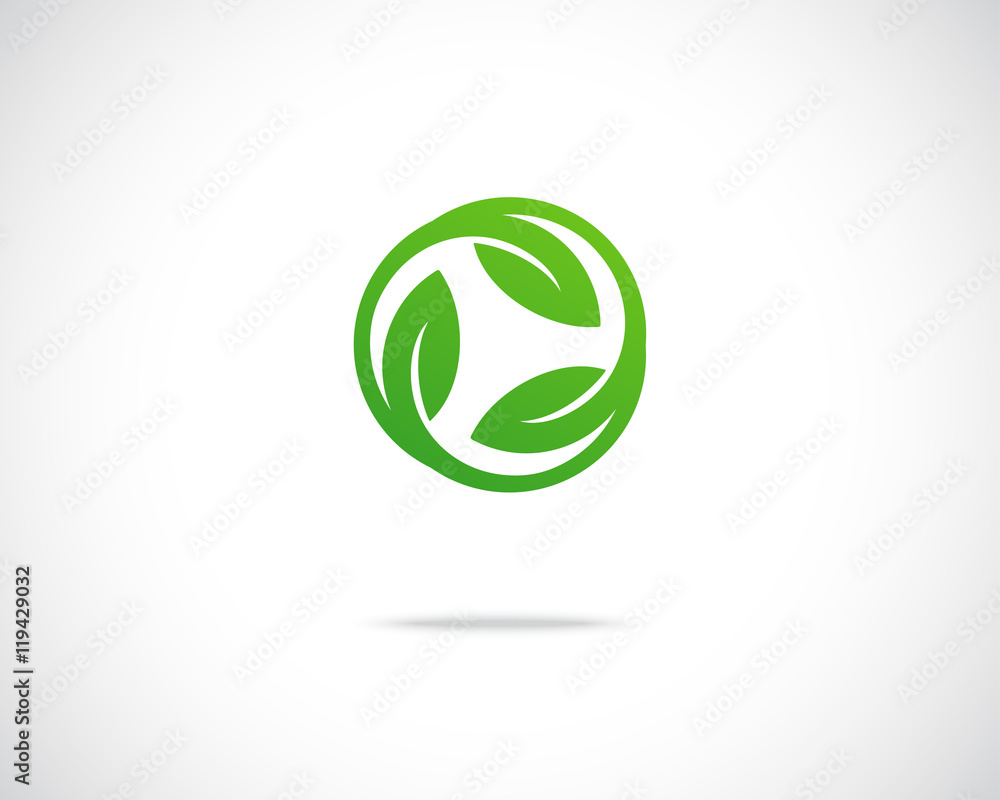 Eco Leaf Logo Eco Leaf Logo