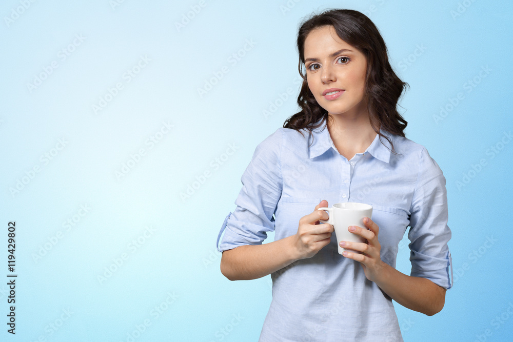 Peaceful woman relaxing Peaceful woman relaxing