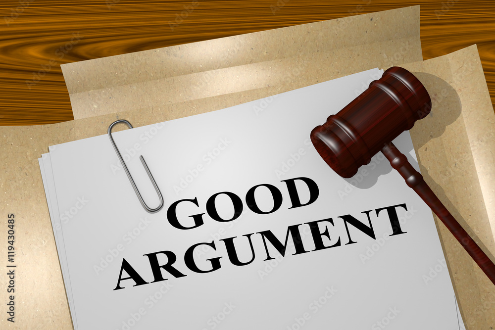 Good Argument - legal concept