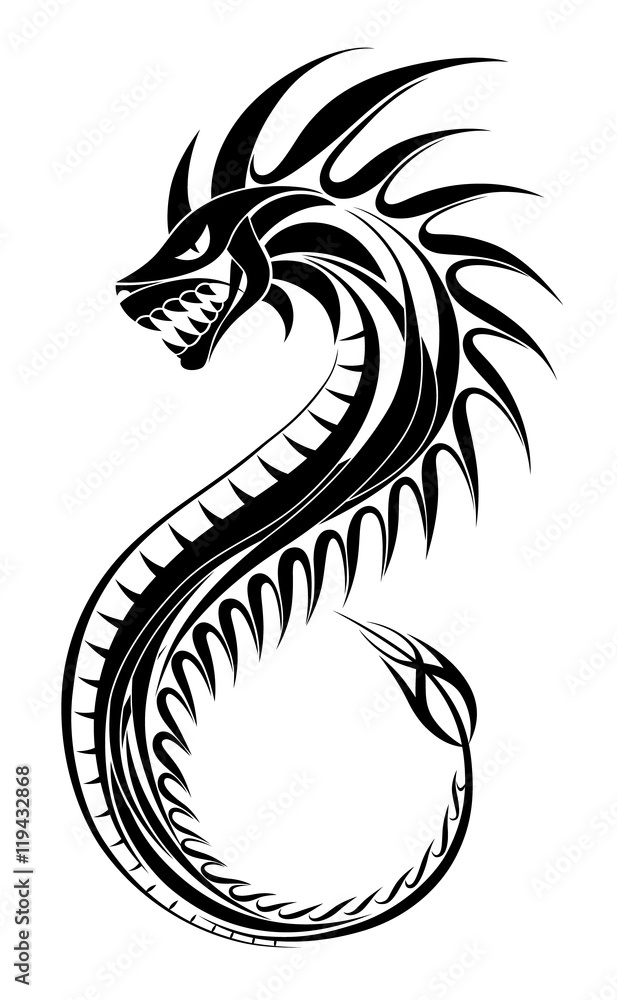 Fototapeta Ornamental dragon