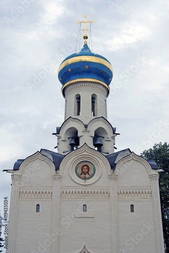 Trinity Sergius Lavra in Russia. UNESCO World Heritage Site. Color photo.