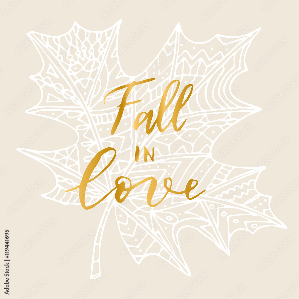 Obraz premium Fall in love.