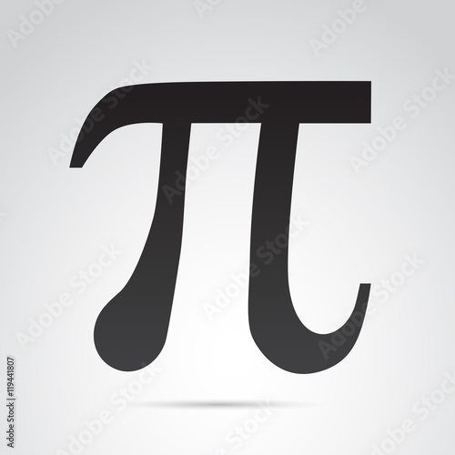 Pi vector symbol.