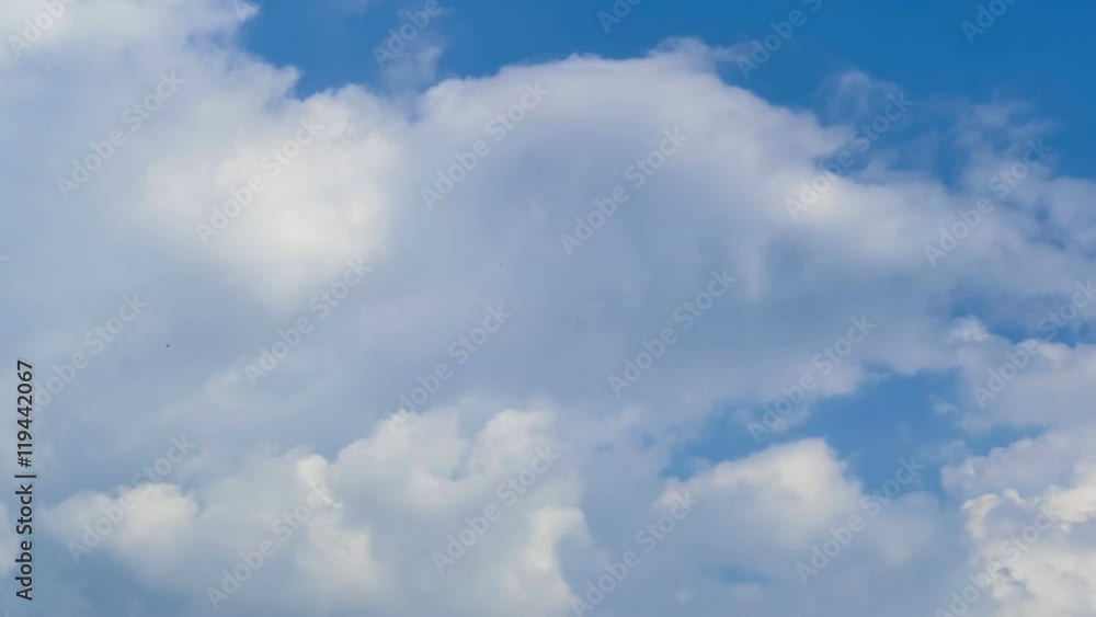 Clouds moving in blue sky. Cloudscape time-lapse 4k video nature background Clouds moving in blue sky. Cloudscape time-lapse 4k video nature background