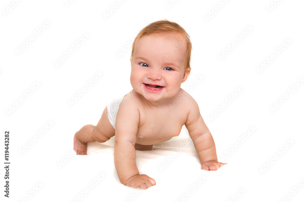Funny little baby lying down on a blanket . Newborn child relaxing in bed. Nursery for young children. Textile and bedding for kids.
Funny little baby lying down on a blanket . Newborn child relaxing in bed. Nursery for young children. Textile and bedding for kids.