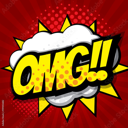 omg pop art, comic book background