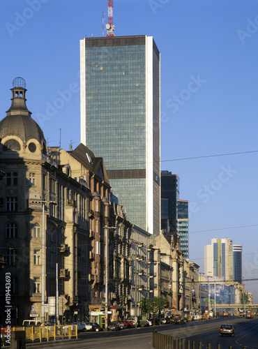 Panorama nowoczesnej Warszawy #119443693