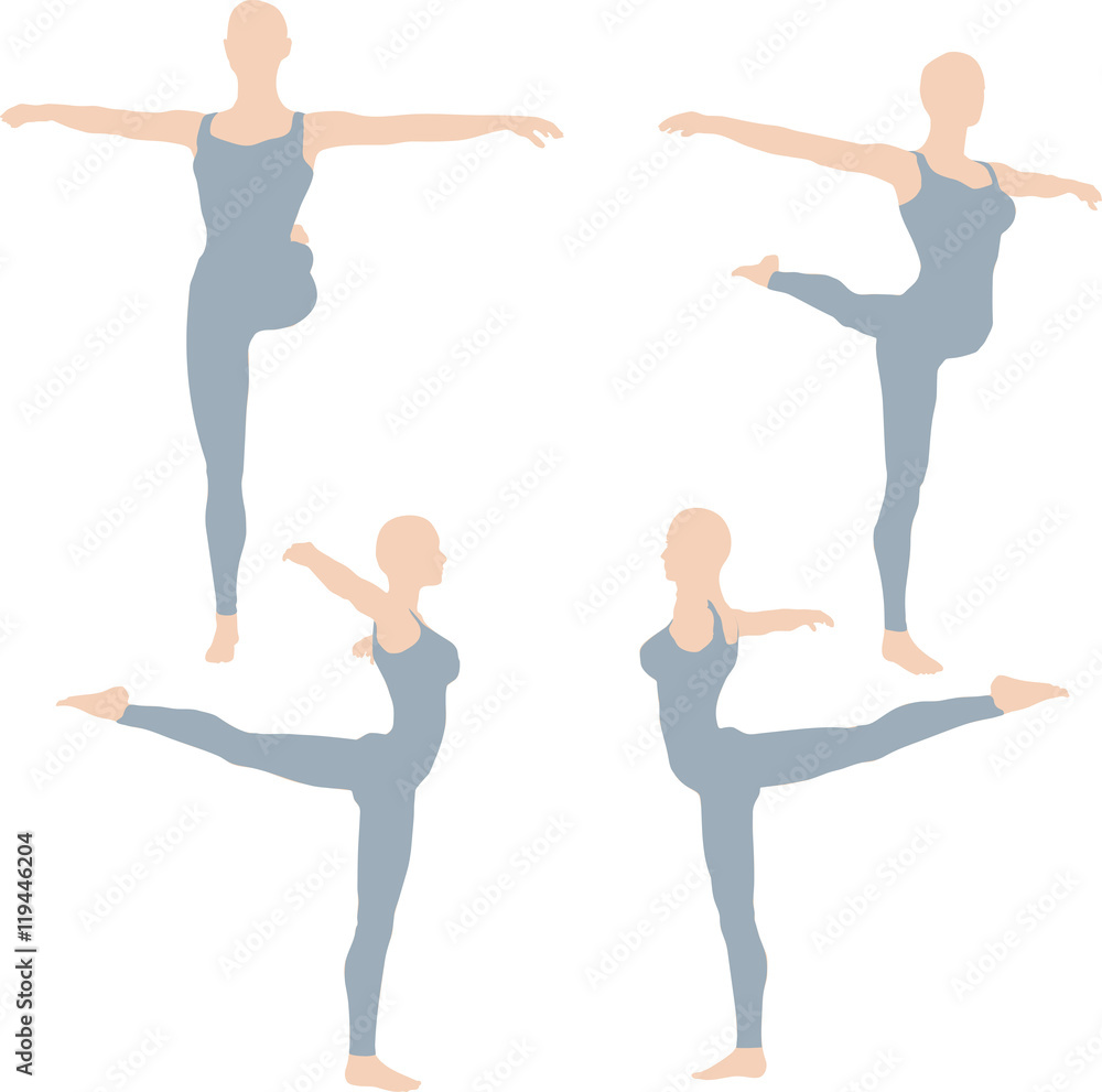 Dancer silhouette Dancer silhouette