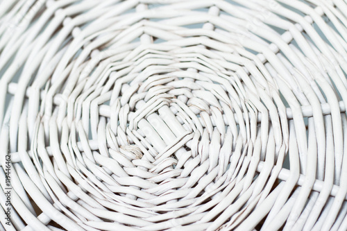 texture of a white straw basket