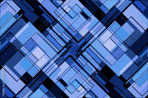 Blue Block Background