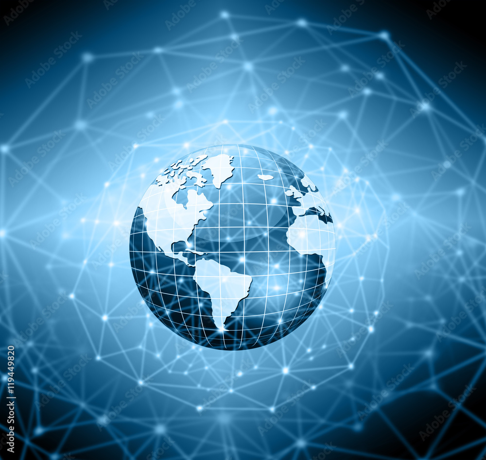 Best Internet Concept of global business. Globe, glowing lines on technological background. Electronics, Wi-Fi, rays, symbols Internet, television, mobile and satellite communicationsblue blur Best Internet Concept of global business. Globe, glowing lines on technological background. Electronics, Wi-Fi, rays, symbols Internet, television, mobile and satellite communicationsblue blur
