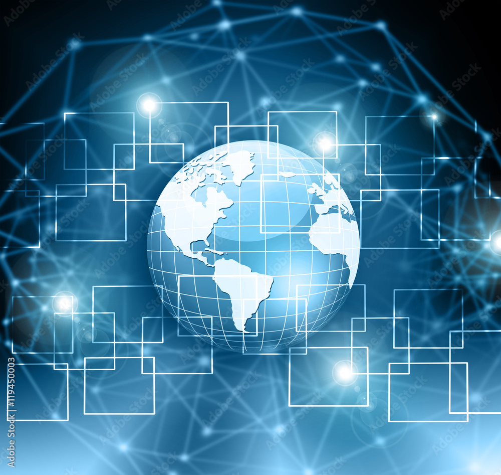 Best Internet Concept of global business. Globe, glowing lines on technological background. Electronics, Wi-Fi, rays, symbols Internet, television, mobile and satellite communicationsblue blur Best Internet Concept of global business. Globe, glowing lines on technological background. Electronics, Wi-Fi, rays, symbols Internet, television, mobile and satellite communicationsblue blur