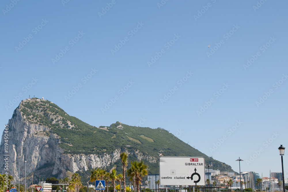 Rock of Gibraltar Western Face