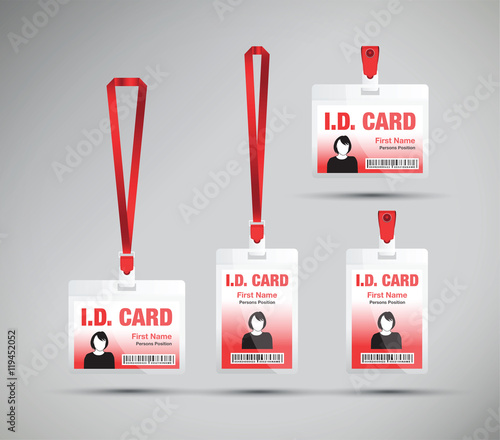 Printid card woman