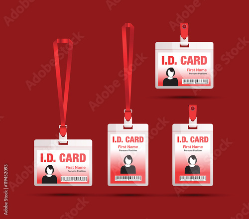 Printid card woman