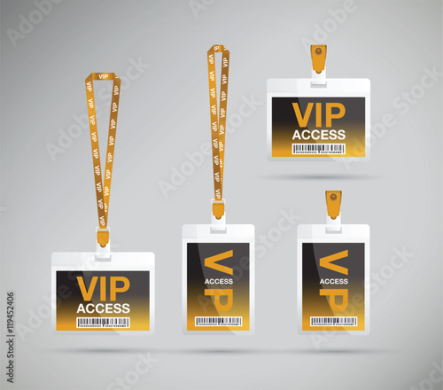 id lanyard card vip