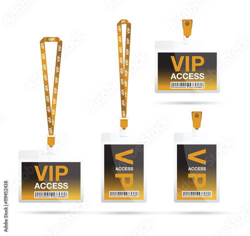 id lanyard card vip