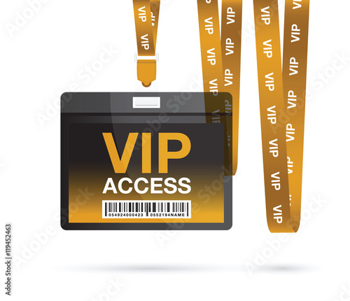 id lanyard card vip
