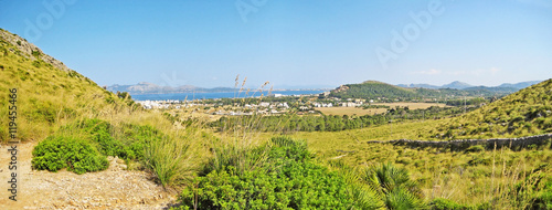 Rural landscape, hinterlands of Majorca, Formentor, Bay of Pollenca