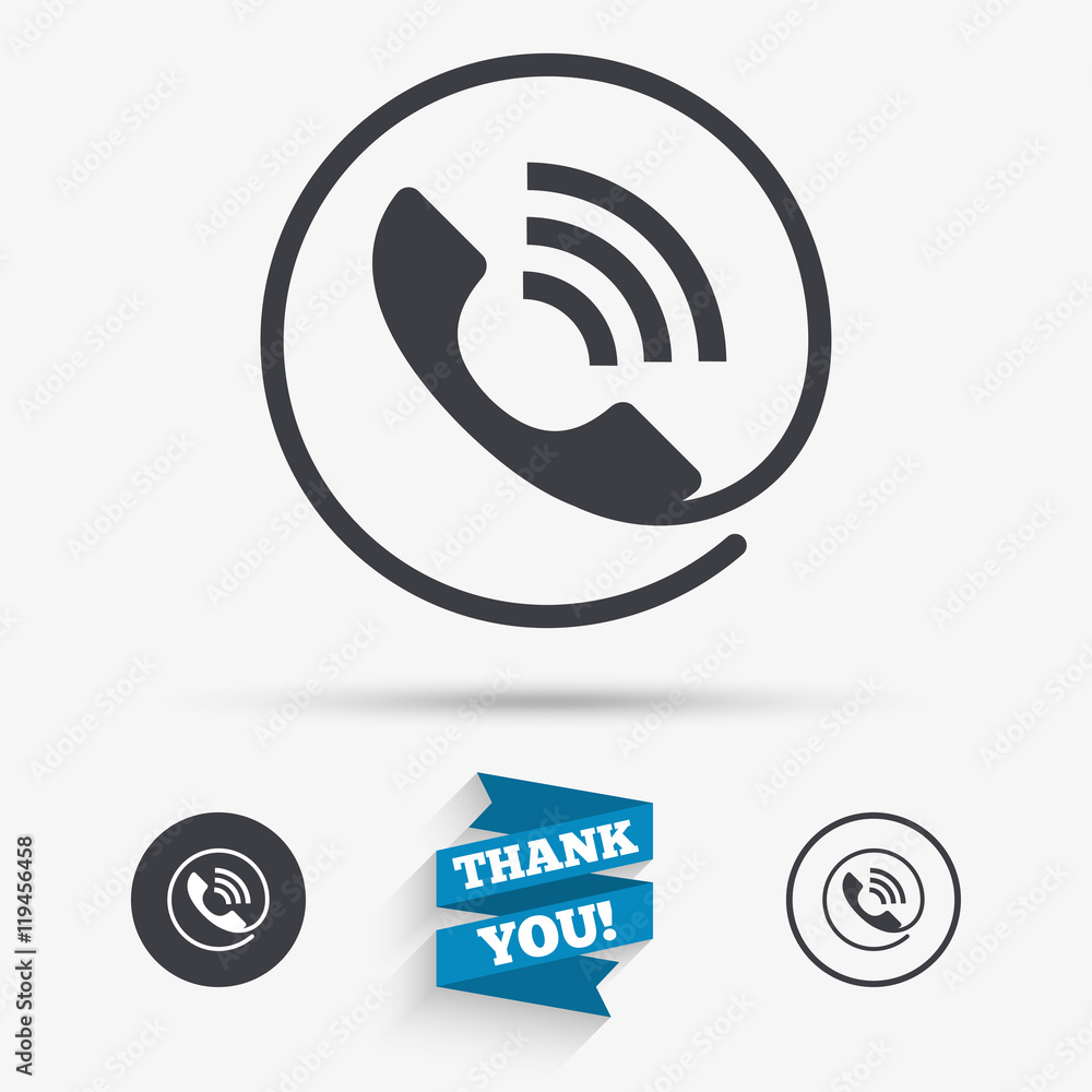 Phone sign icon. Call support symbol. Phone sign icon. Call support symbol.