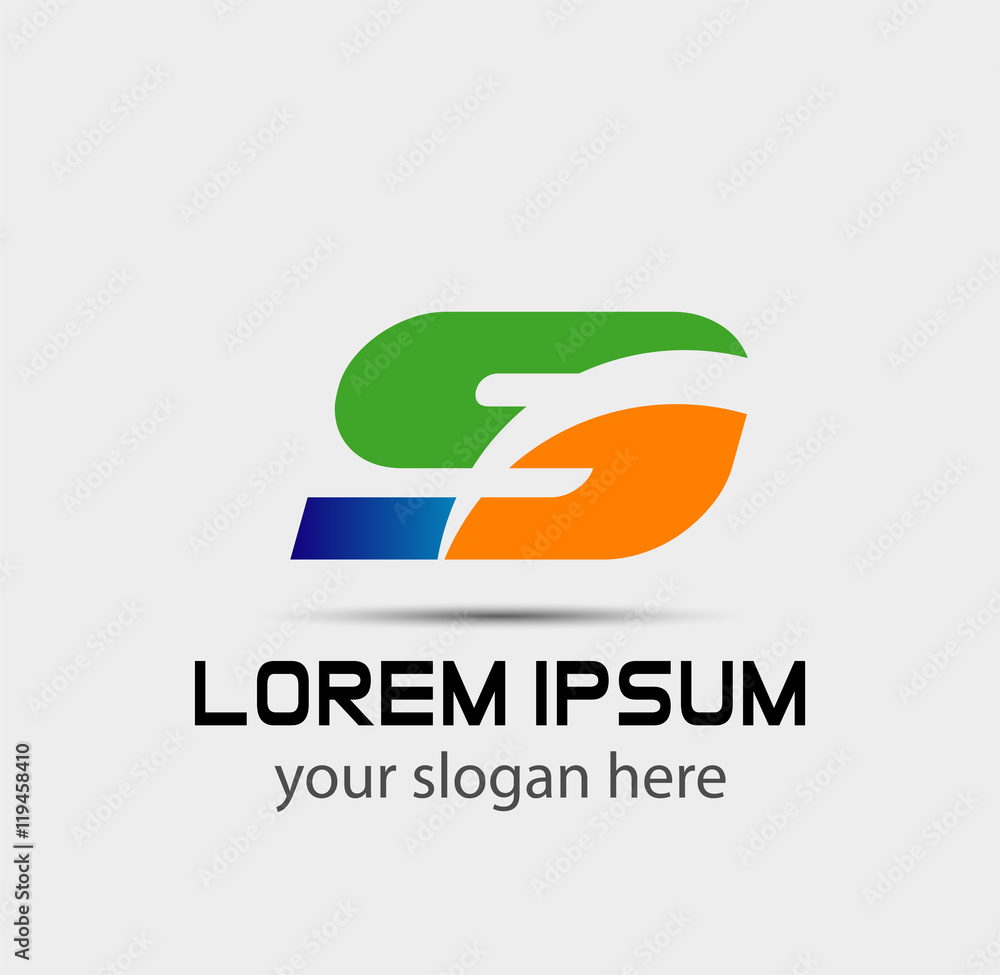Fototapeta premium Number logo design.Number nine logo.Logo 9 vector template 