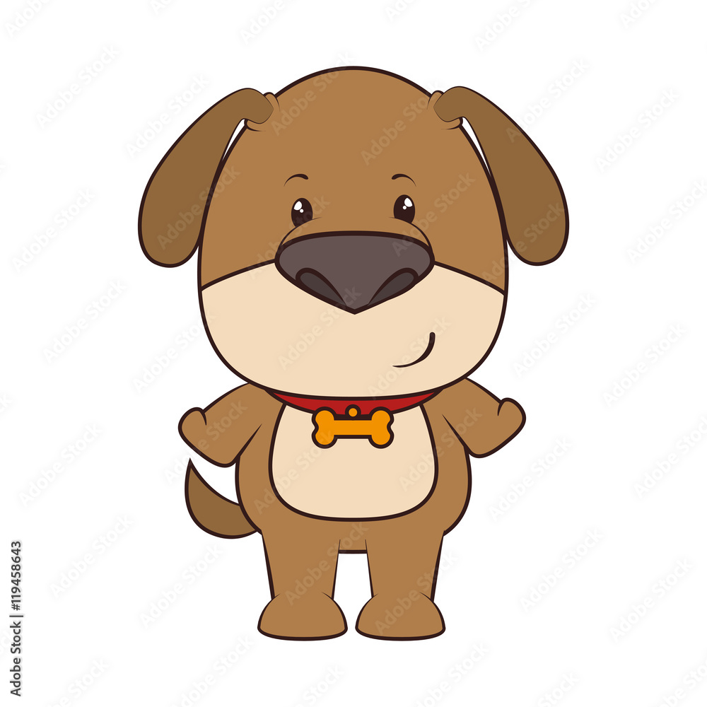 Obraz premium dog animal cartoon