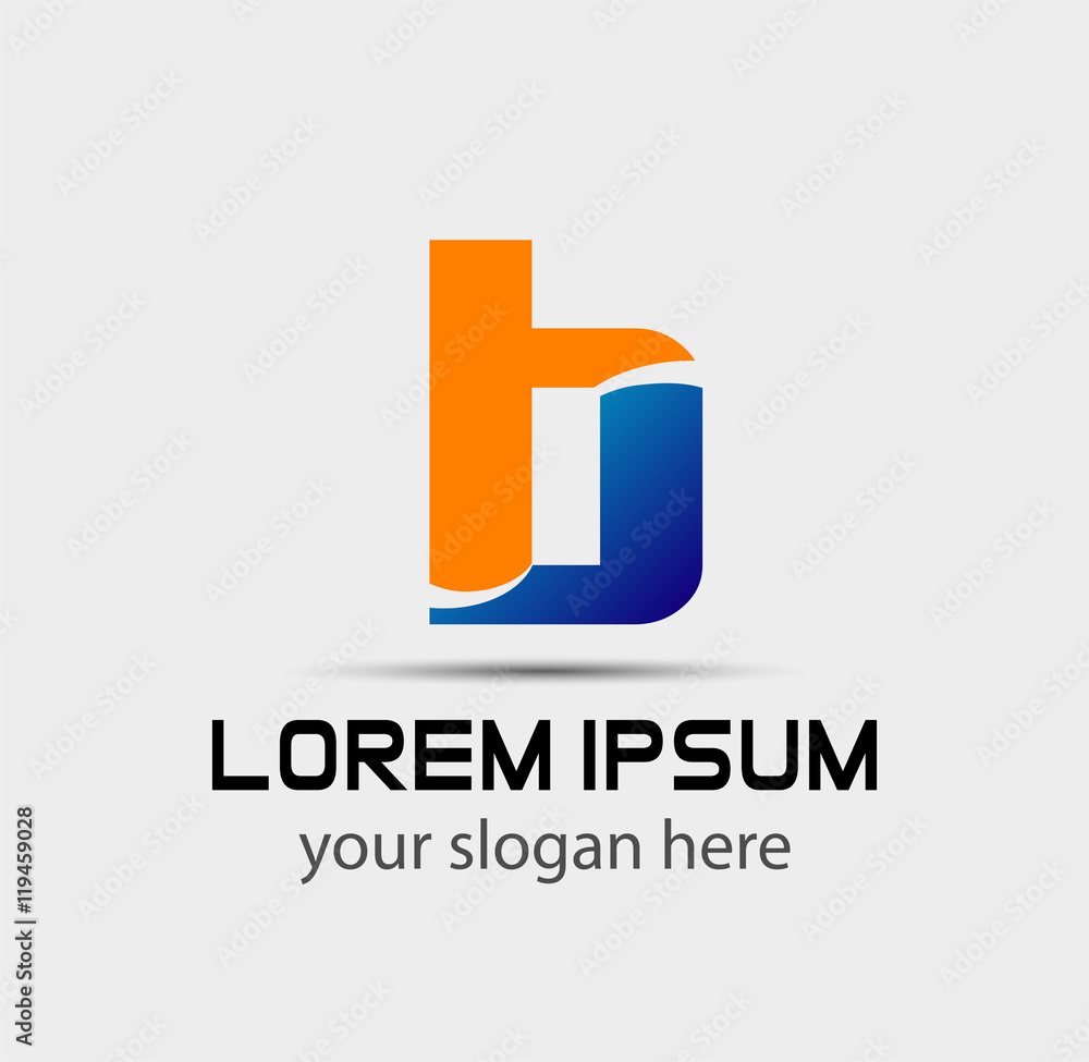 Letter B logo icon design template elements
Letter B logo icon design template elements