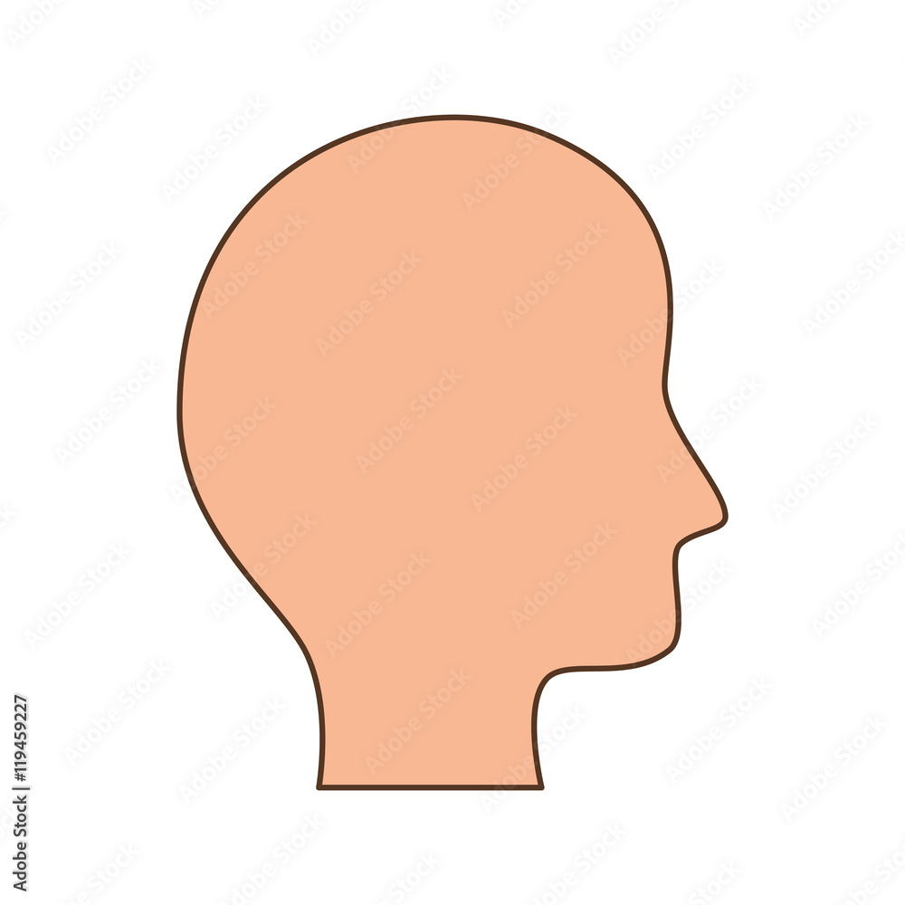 human head profile human head profile