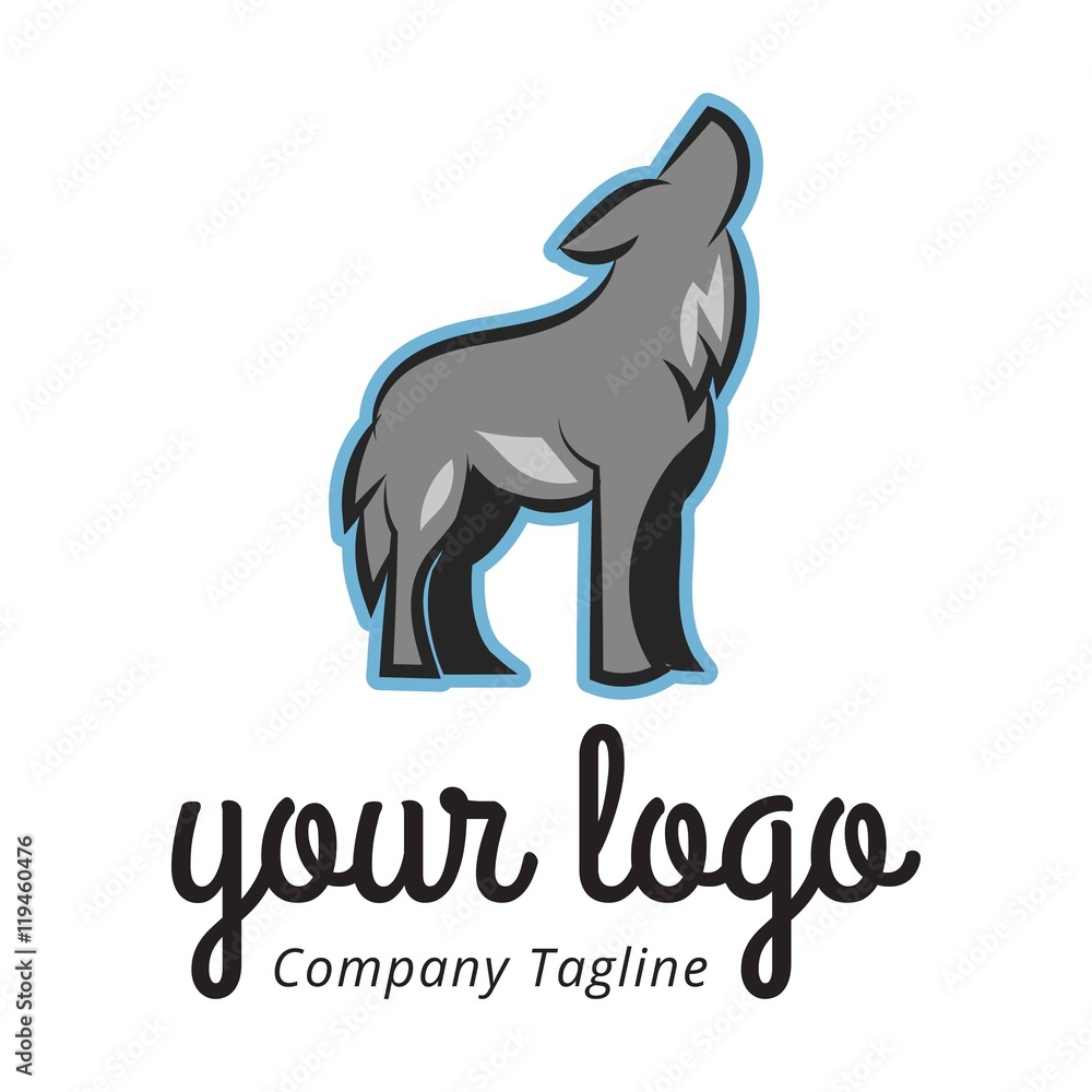 Obraz premium Wolf Logo