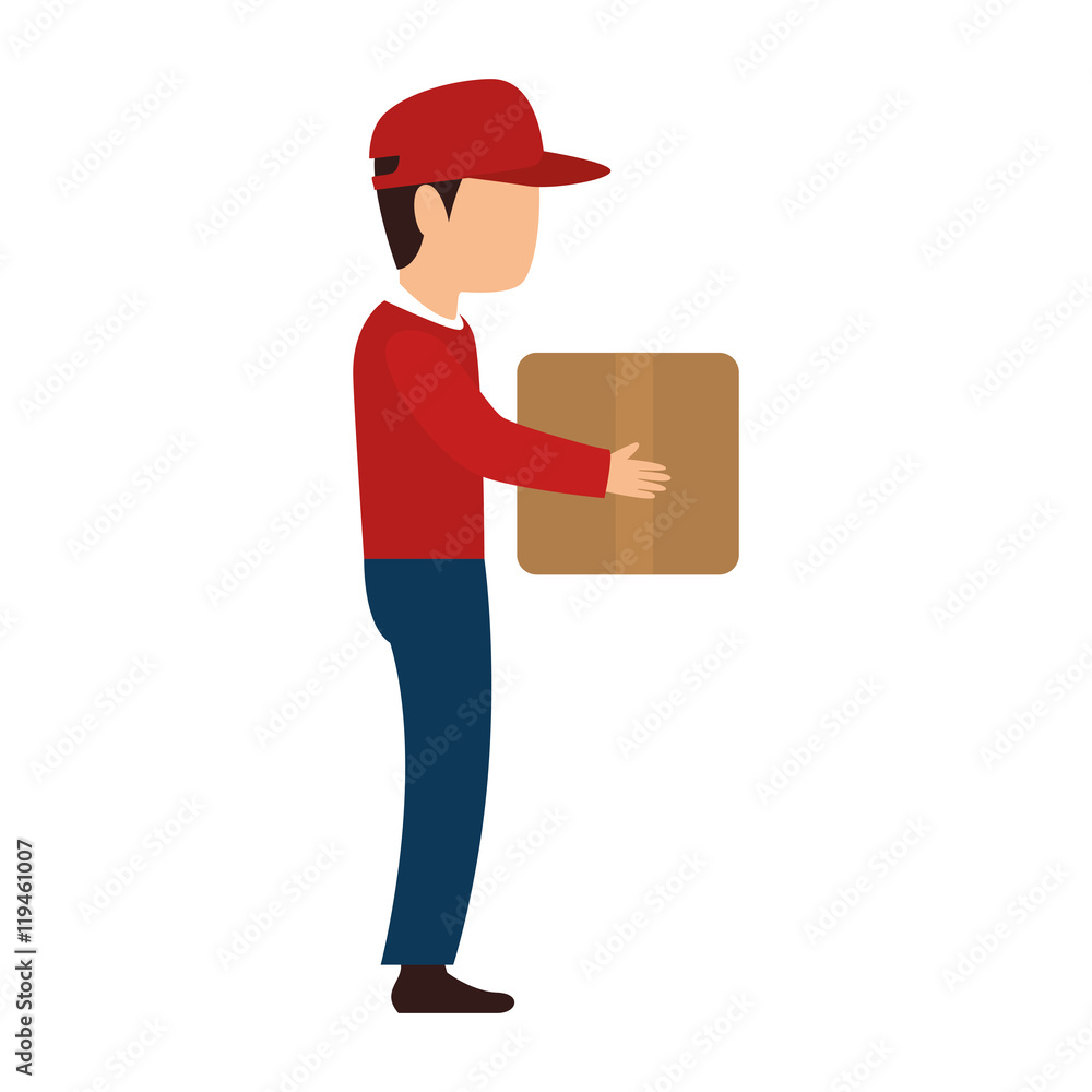 delivery man red hat delivery man red hat